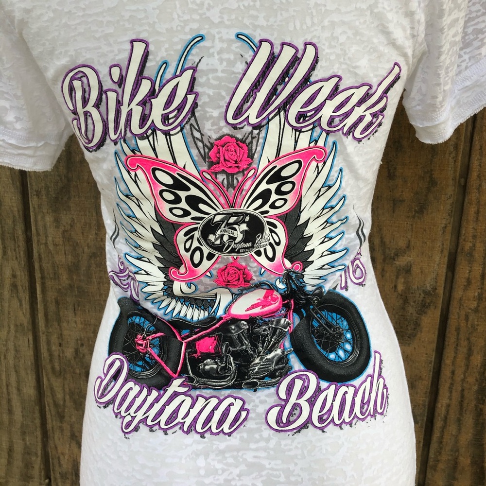 Daytona Bike Week 2016 Burnout Hoodie T Shirt